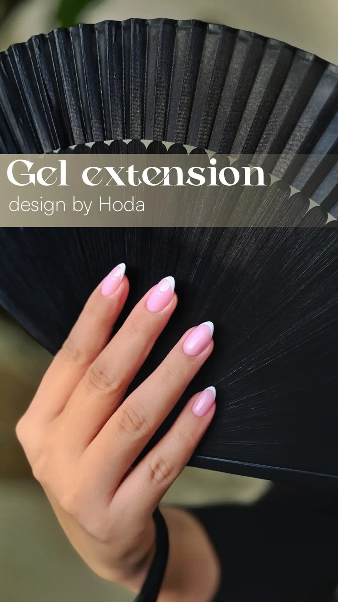 Gel nail extensions by Hoda