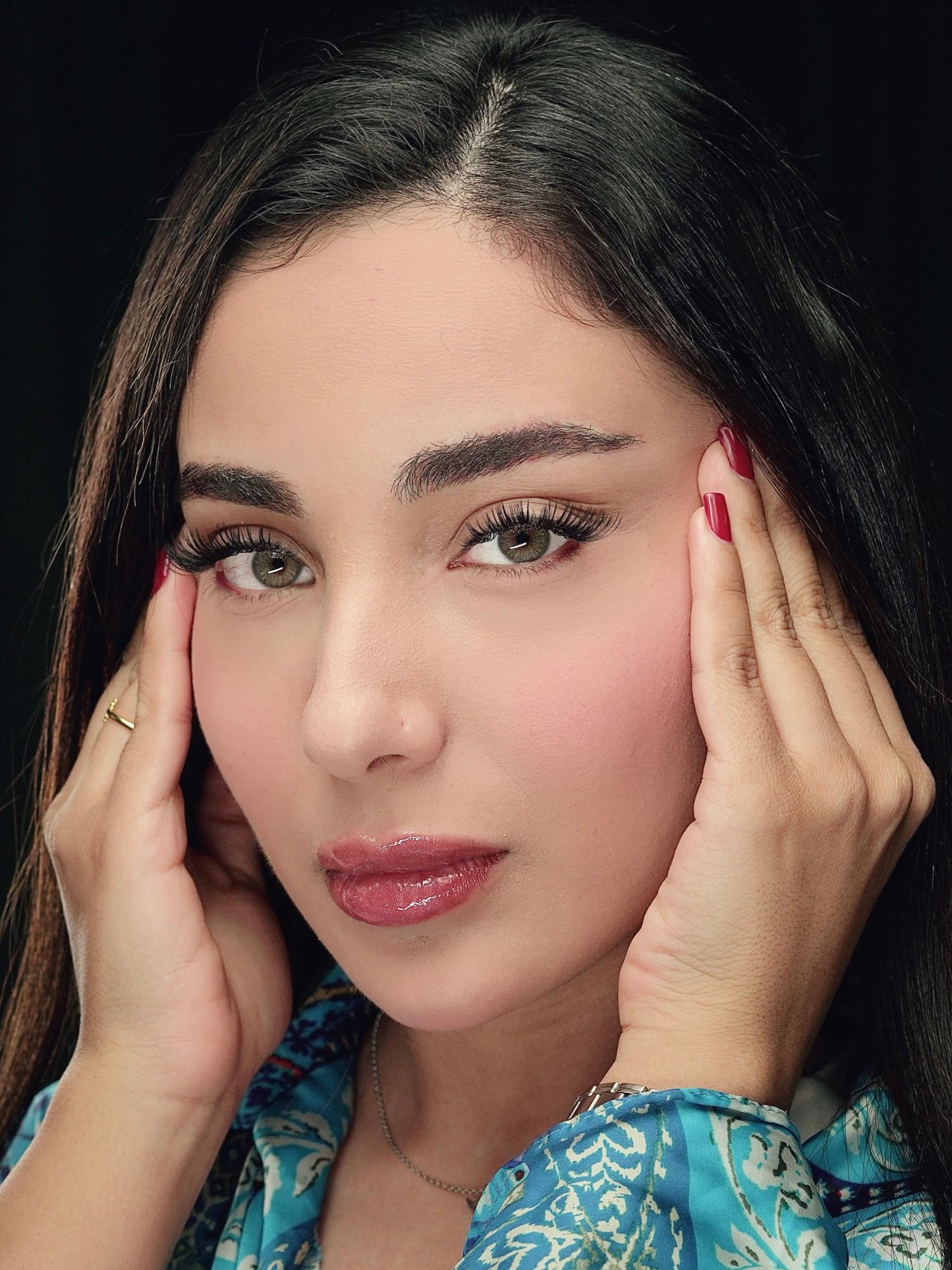 The Billy lash look on a full face at Mona's Lash Lounge